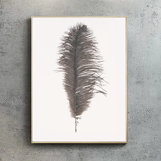 Ostrich Feather Mini Print