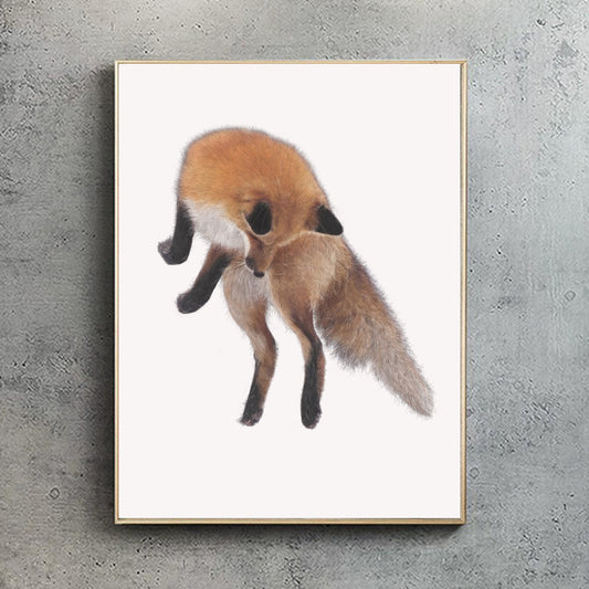 Red Fix II | Red Fox print | Cute Fox Print