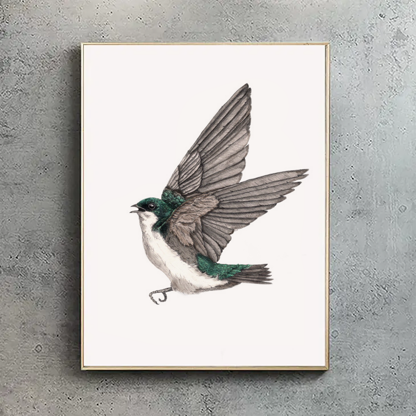 Green Tree Swallow - Reduced to Clear