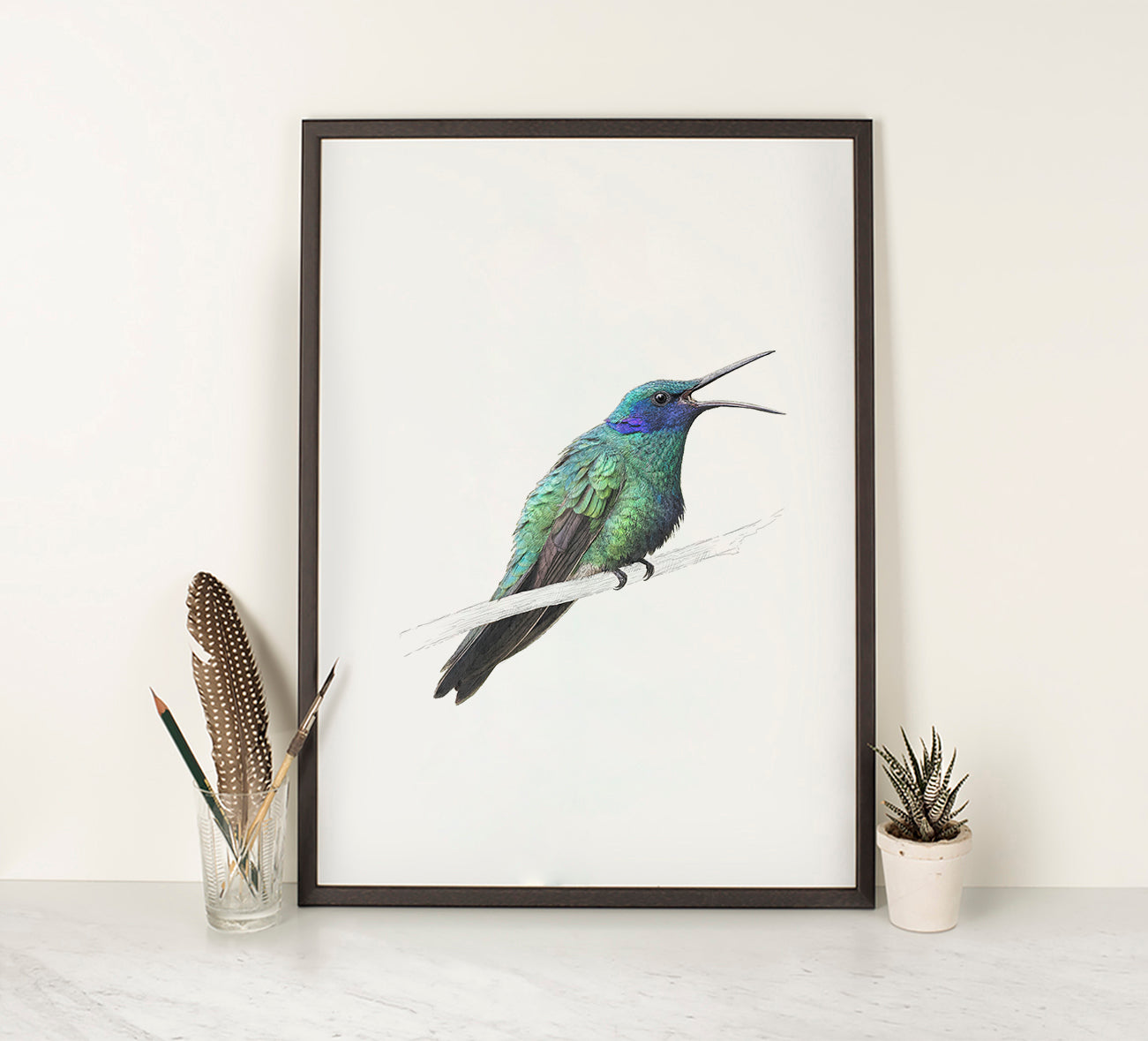 Sparkling Violetear Hummingbird – Ben Rothery