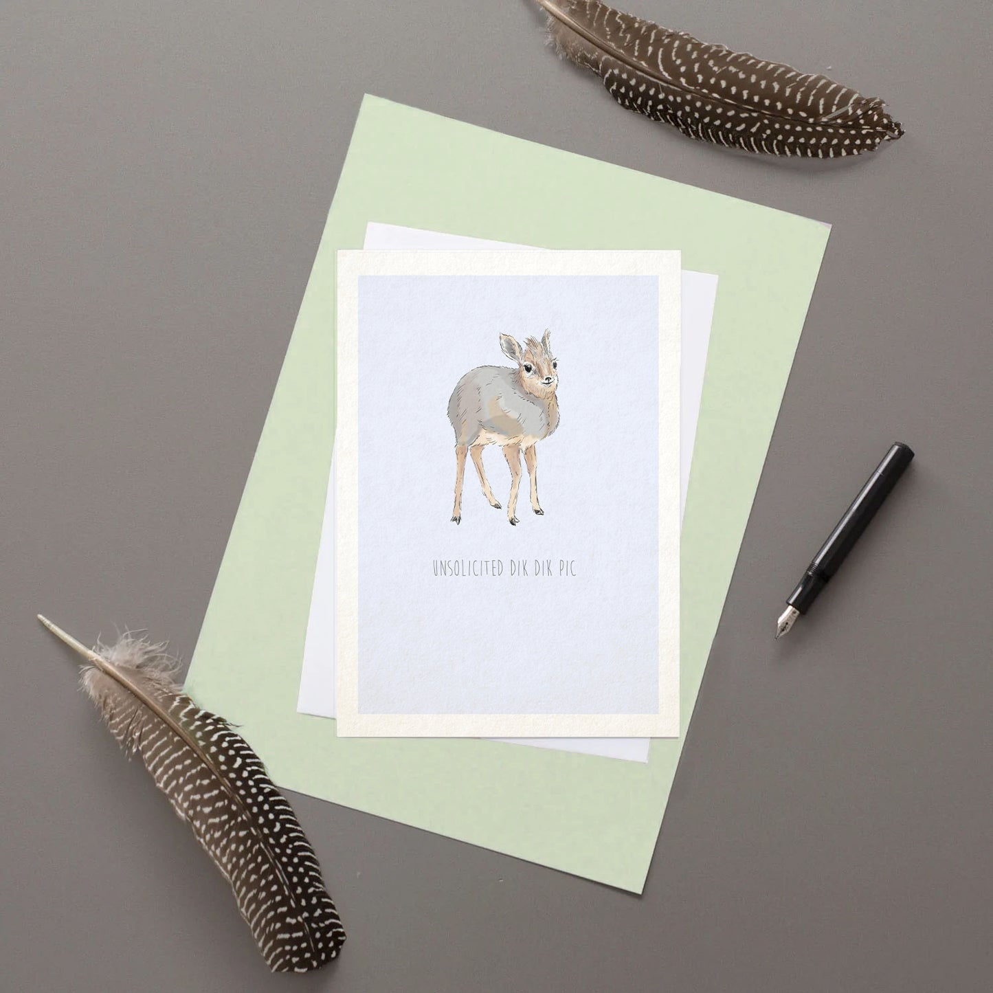 Unsolicited Dik Dik Pic - funny valentines Card
