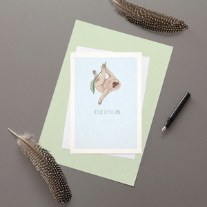 Hello little one - New Baby card