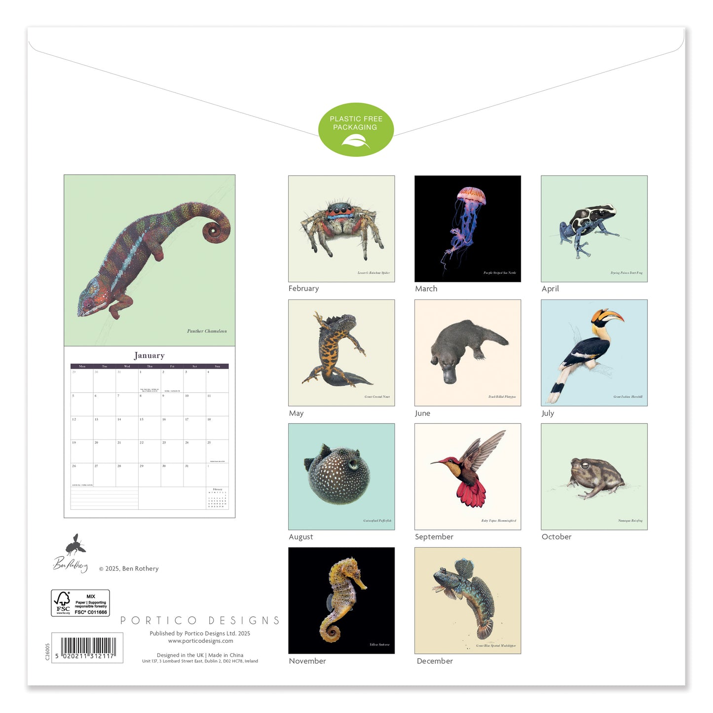 Limited edition - 2026 Wall Calendar | Square Wall Calendar (A)
