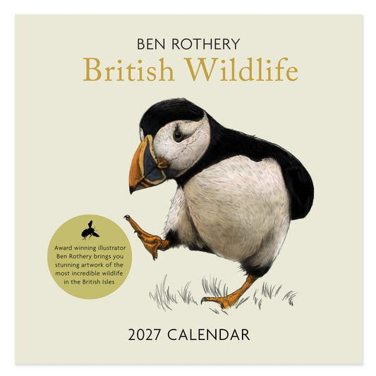 Limited edition - SQUARE 2027 Wall Calendar | Square Wall Calendar | British Wildlife Calendar