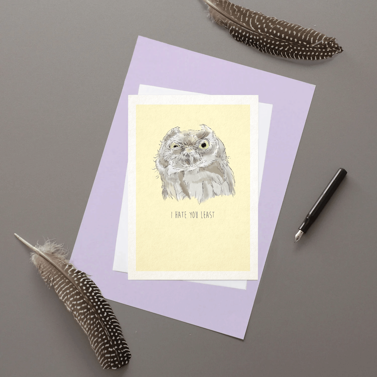 I Hate You Least - valentines Card