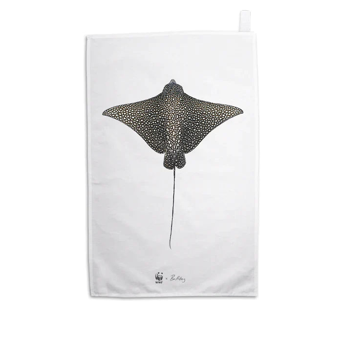 WWF x Ben Rothery 'Sea' Towels (Tea Towel) Set