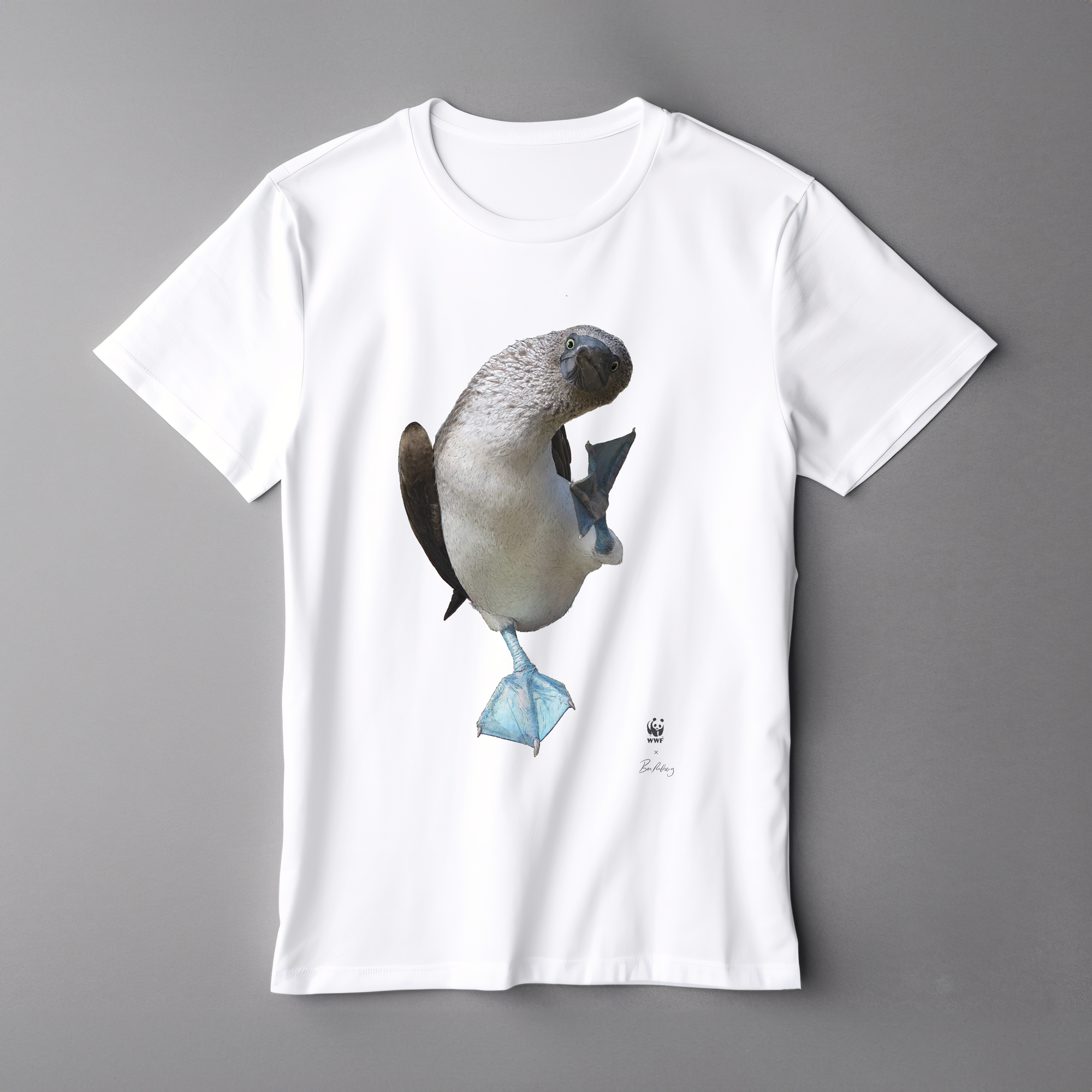 WWF x Ben Rothery T-shirts - Blue Footed Booby