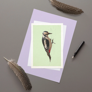 Woodpecker - Greetings Card