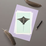 Spotted Eagle Ray - Greeting Card