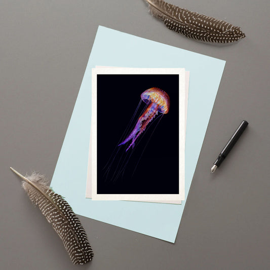 Nightlight Jellyfish - Greeting Card