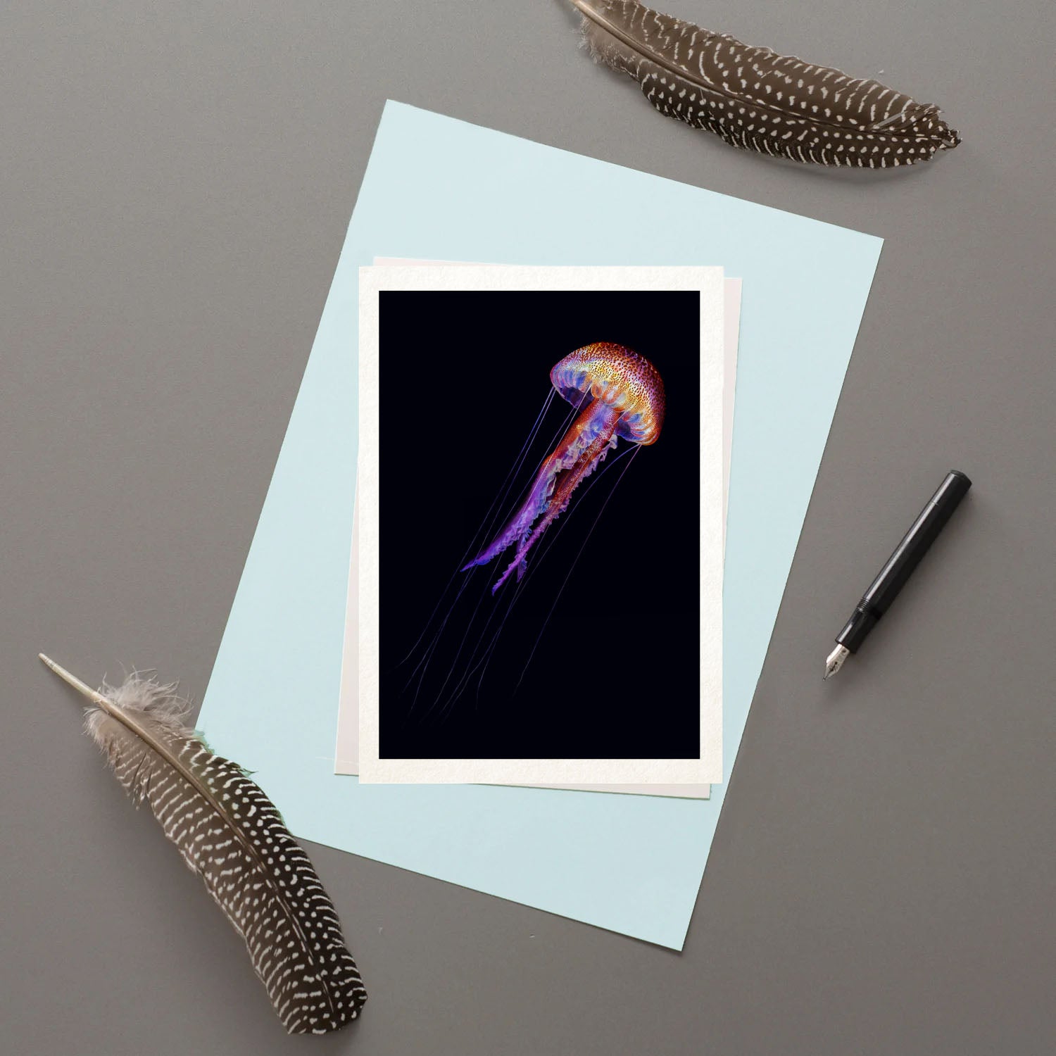 Nightlight Jellyfish - Greeting Card