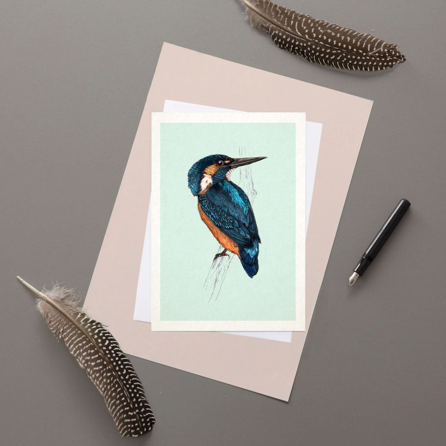 Kingfisher - Greeting Card