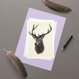 Red Deer Stag - Greeting Card