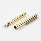 Traveller's Company Solid Brass Fountain Pen