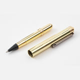 Traveller's Company Solid Brass Rollerball Pen